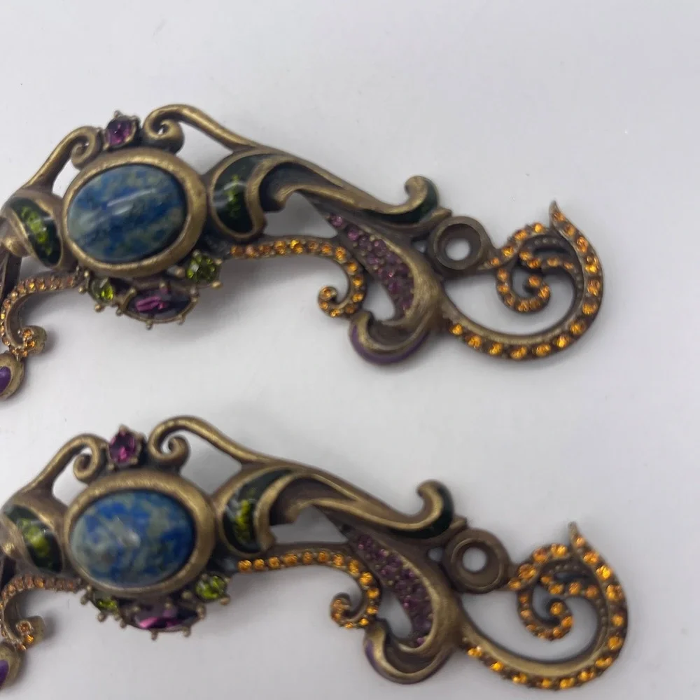 Set of 2 jay Strongwater Drawer Pulls Swarowski Crystals‎
